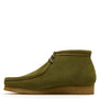 Clarks Men's Wallabee Boot in Green Suede - Getoutside Shoes