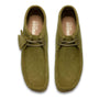 Clarks Men's Wallabee Boot in Green Suede - Getoutside Shoes