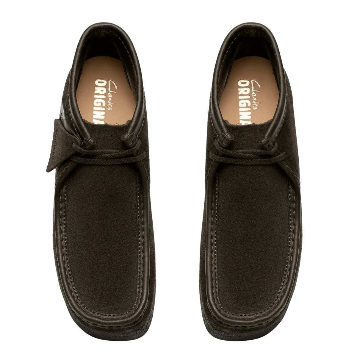 Clarks Men's Wallabee Boot in Loden Green Suede | Getoutsideshoes