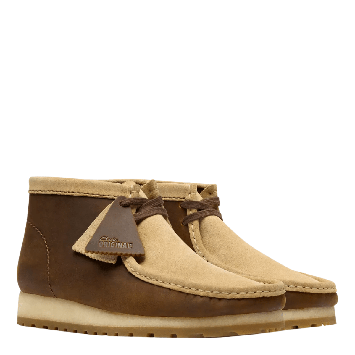 Clarks Men's Wallabee Boot RB in Beeswax Combination - Getoutside Shoes