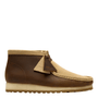 Clarks Men's Wallabee Boot RB in Beeswax Combination - Getoutside Shoes