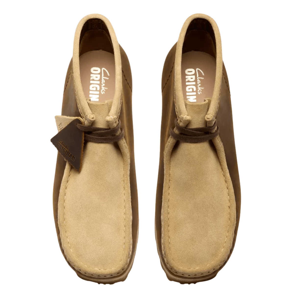 Clarks Men's Wallabee Boot RB in Beeswax Combination - Getoutside Shoes