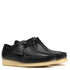 Clarks Men's Wallabee in Black Leather Embossed - Getoutside Shoes