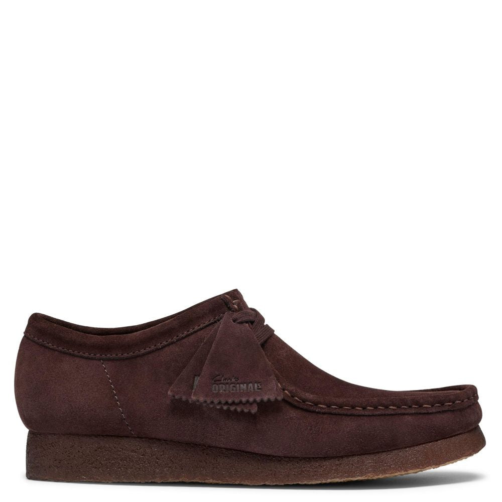 Clarks Men's Wallabee in Chocolate Suede - Getoutside Shoes
