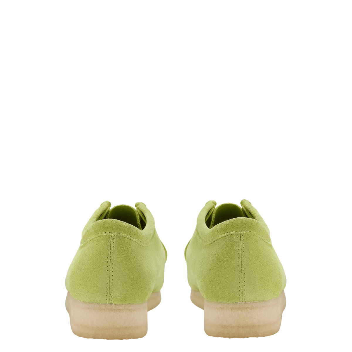 Clarks Men's Wallabee in Lime Suede - Getoutside Shoes
