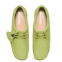 Clarks Men's Wallabee in Lime Suede - Getoutside Shoes