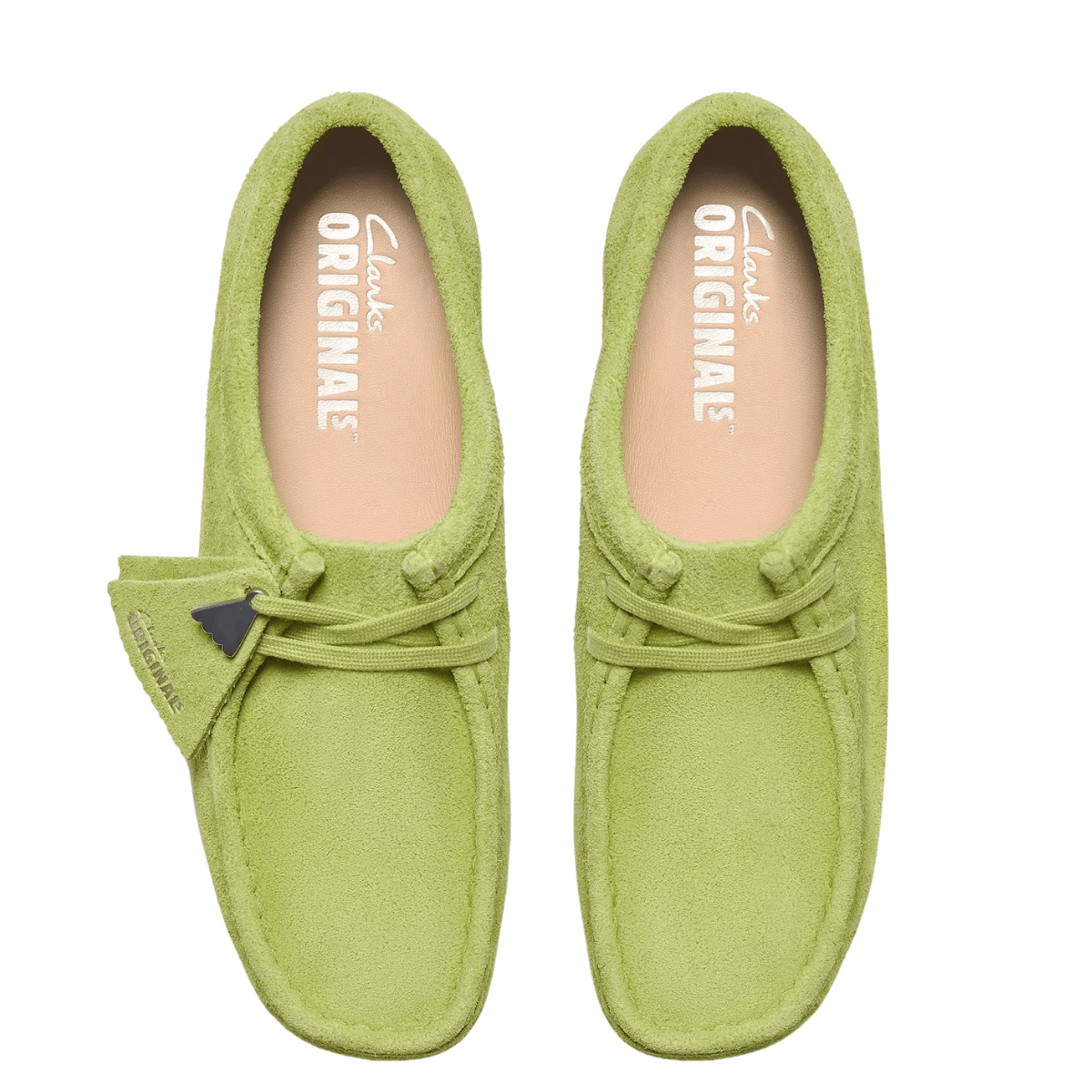 Clarks Men's Wallabee in Lime Suede - Getoutside Shoes