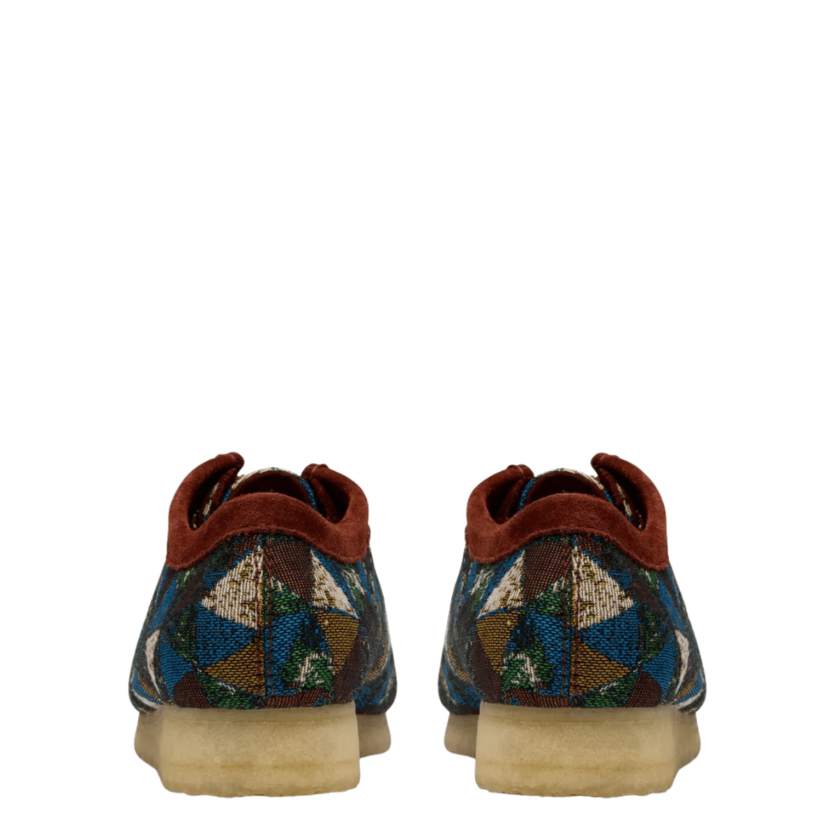 Clarks Men's Wallabee in Multicolour Textile - Getoutside Shoes