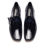 Clarks Men's Wallabee in Navy Patent - Getoutside Shoes