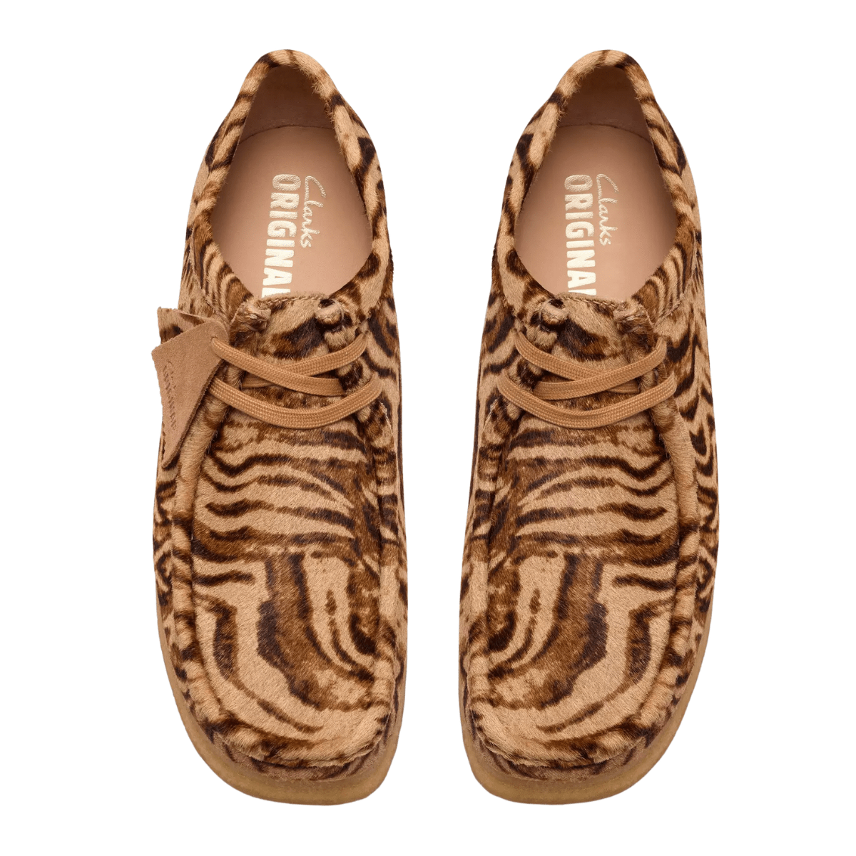 Clarks Men's Wallabee in Tiger Print - Getoutside Shoes