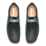 Clarks Men's Wallabee RB in Dark Green Leather - Getoutside Shoes