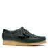 Clarks Men's Wallabee RB in Dark Green Leather - Getoutside Shoes
