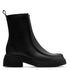 Clarks Women's Effery Zip in Black Leather - Getoutside Shoes