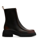 Clarks Women's Effery Zip in Brown Combi