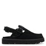 Clarks Women's Meare Easy in Black Suede - Getoutside Shoes