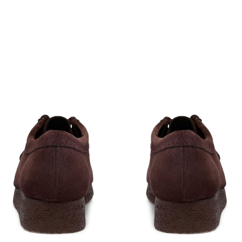 Clarks Women's Wallabee in Chocolate Suede - Getoutside Shoes