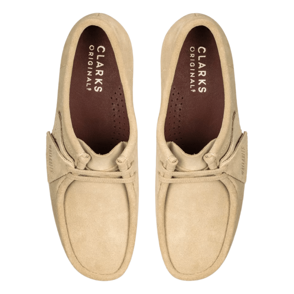 Clarks Women's Wallabee in Maple Suede - Getoutside Shoes