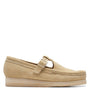 Clarks Women's Wallabee T-Bar in Maple Suede - Getoutside Shoes