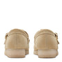 Clarks Women's Wallabee T-Bar in Maple Suede - Getoutside Shoes