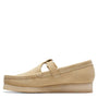 Clarks Women's Wallabee T-Bar in Maple Suede - Getoutside Shoes