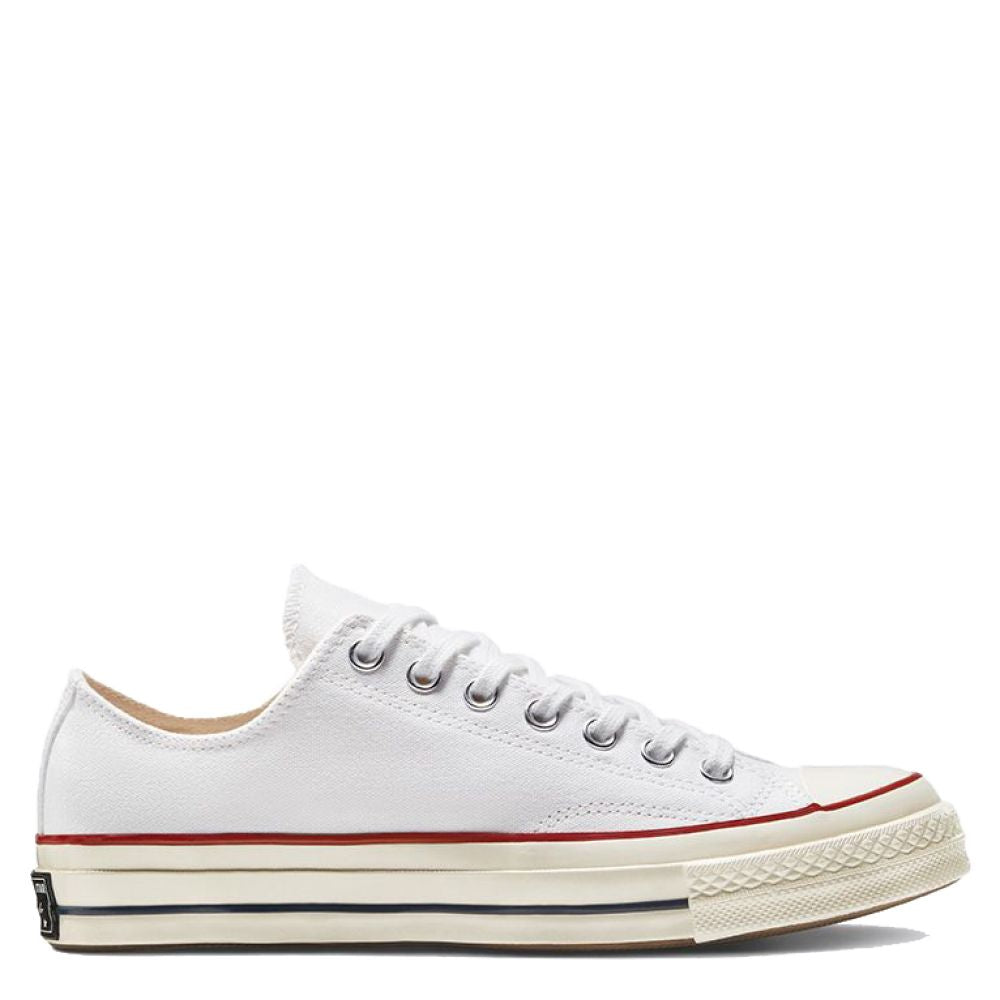 Converse Chuck 70 Low in White/Garnet/Egret