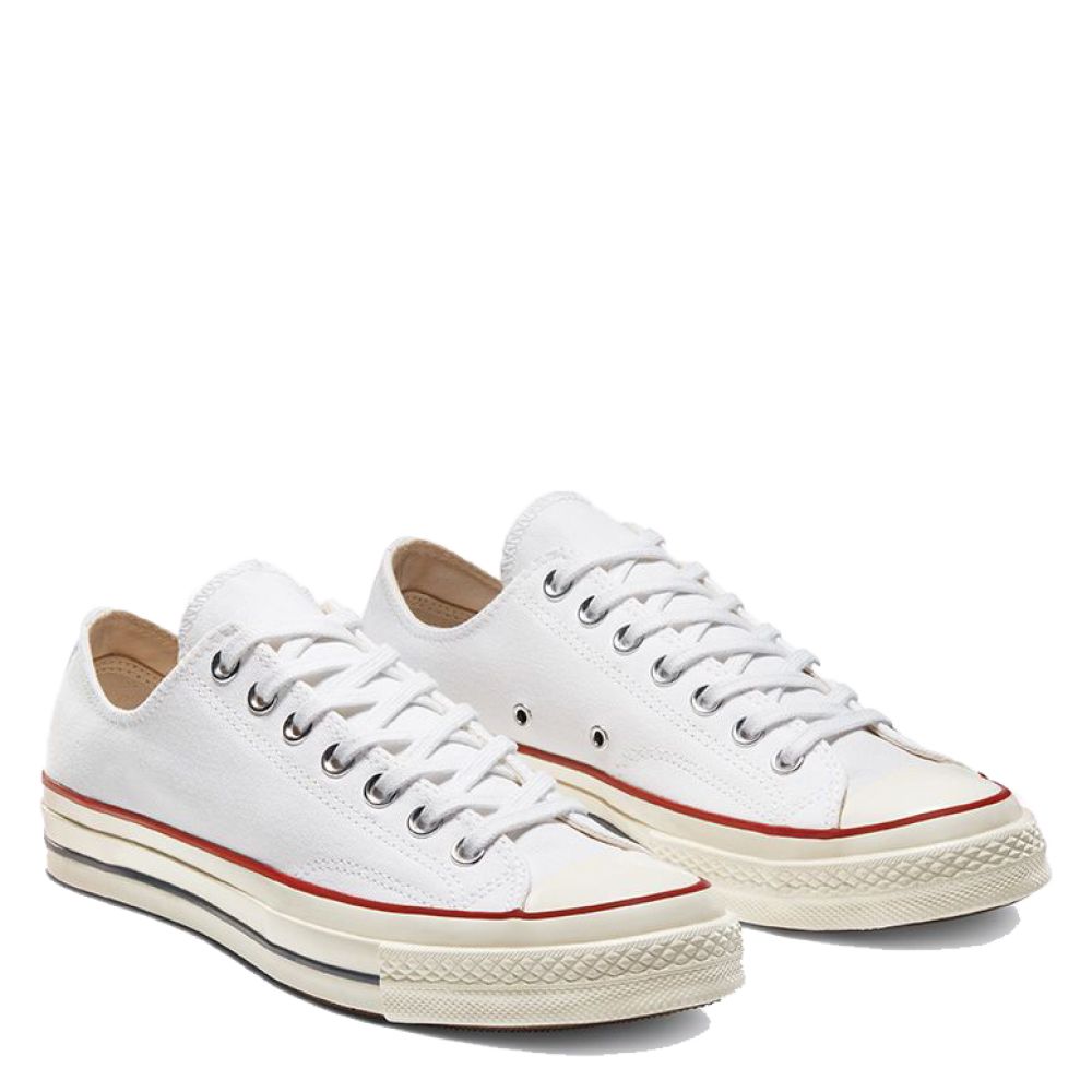 Converse Chuck 70 Low in White/Garnet/Egret