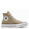 Converse Women&#39;s Chuck Taylor All Star Lift Platform High Top in Mossy Sloth/White/Black