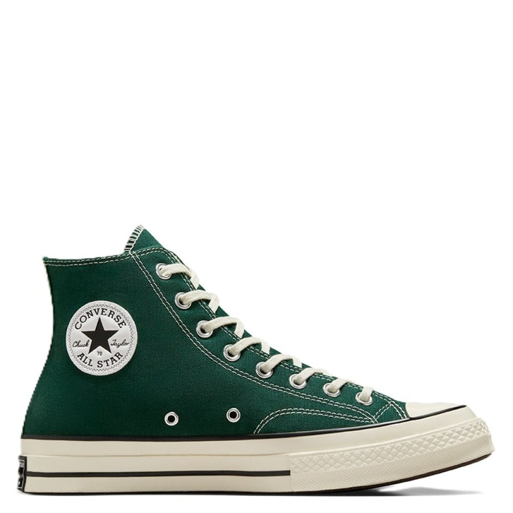 Converse Women's Chuck 70 High Top in Green Envy/Egret/Black