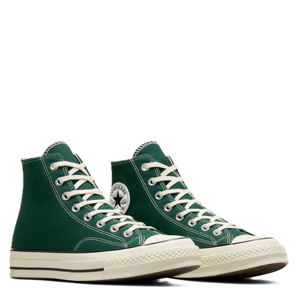 Converse Women's Chuck 70 High Top in Green Envy/Egret/Black