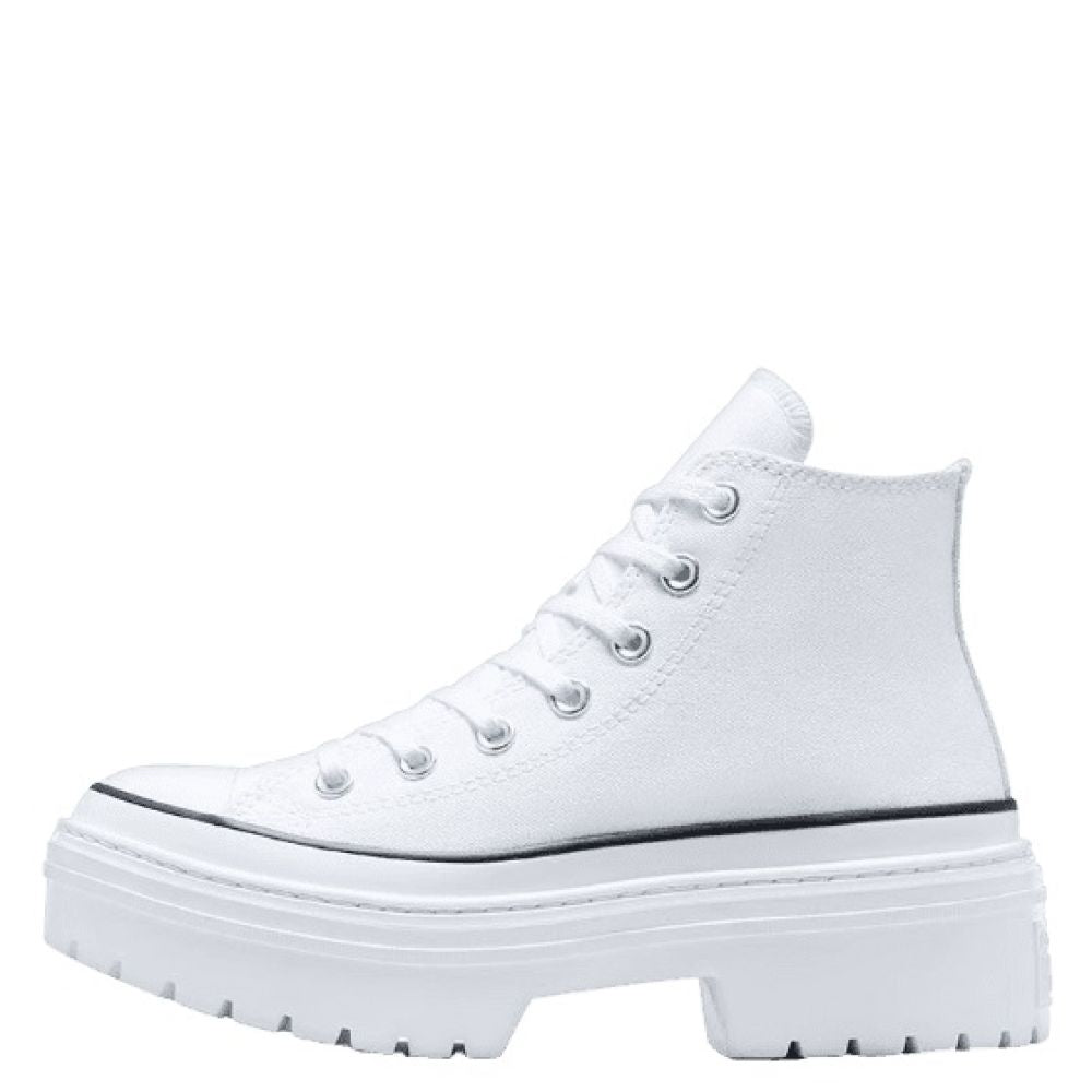 Converse Women's Chuck Taylor All Star Lugged Heel Platform in White/Black/Egret
