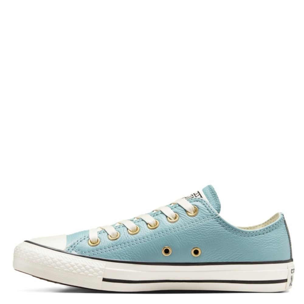 Converse Women's Chuck Taylor All Star Low Top Colourful Suede in Vernal Pool/Egret/Black