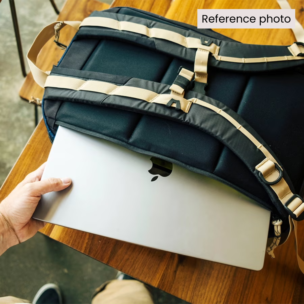 Topo Designs Commuter Backpack in Desert Palm/Elmwood