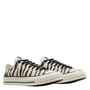 Converse Chuck 70 Glow - In - The - Dark Zebra Print Low Top in Light Dune/Black/Egret - Getoutside Shoes