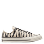 Converse Chuck 70 Glow - In - The - Dark Zebra Print Low Top in Light Dune/Black/Egret - Getoutside Shoes