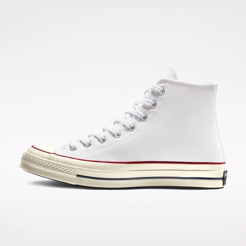 Converse Chuck 70 High in White/Garnet/Egret - Getoutside Shoes