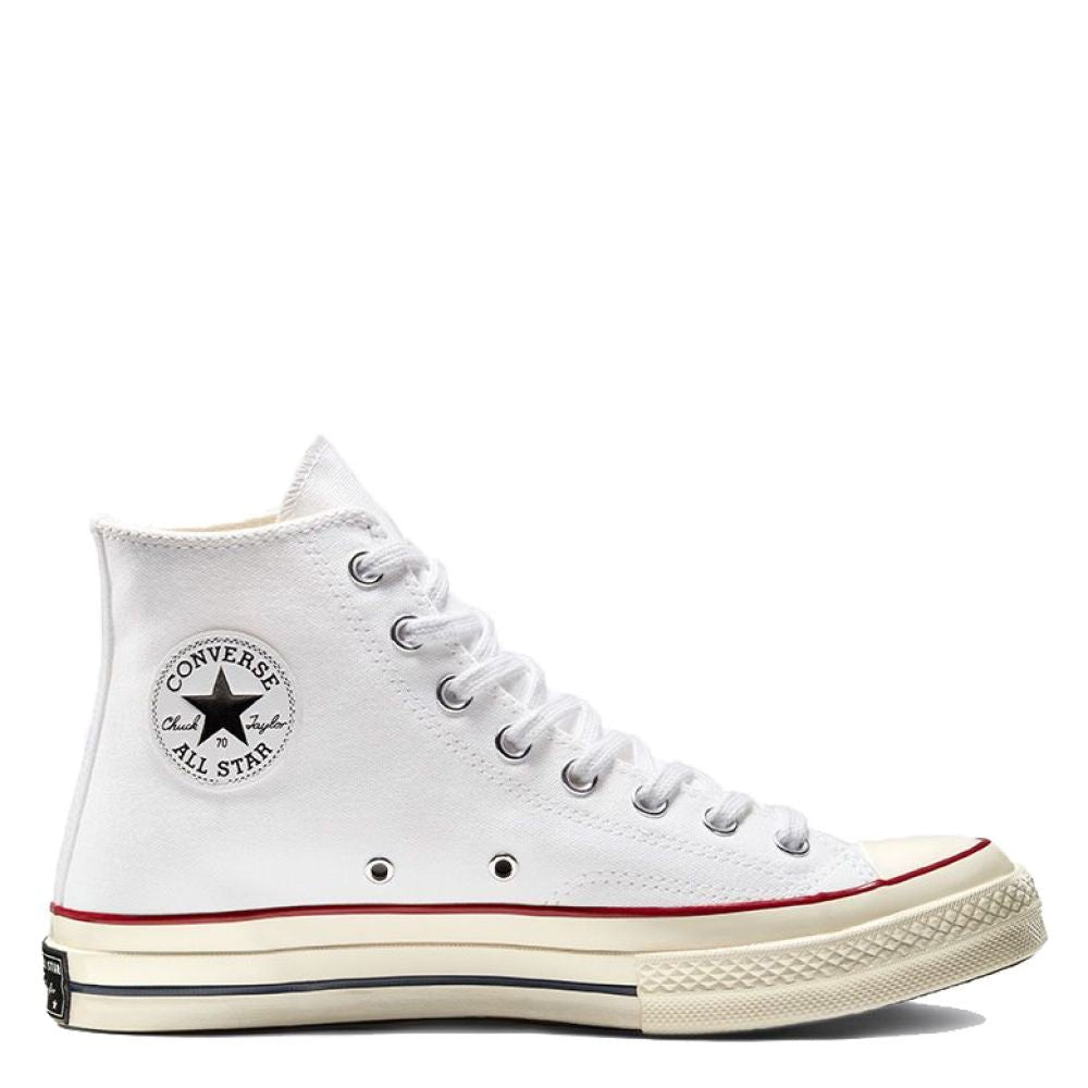Converse Chuck 70 High in White/Garnet/Egret - Getoutside Shoes