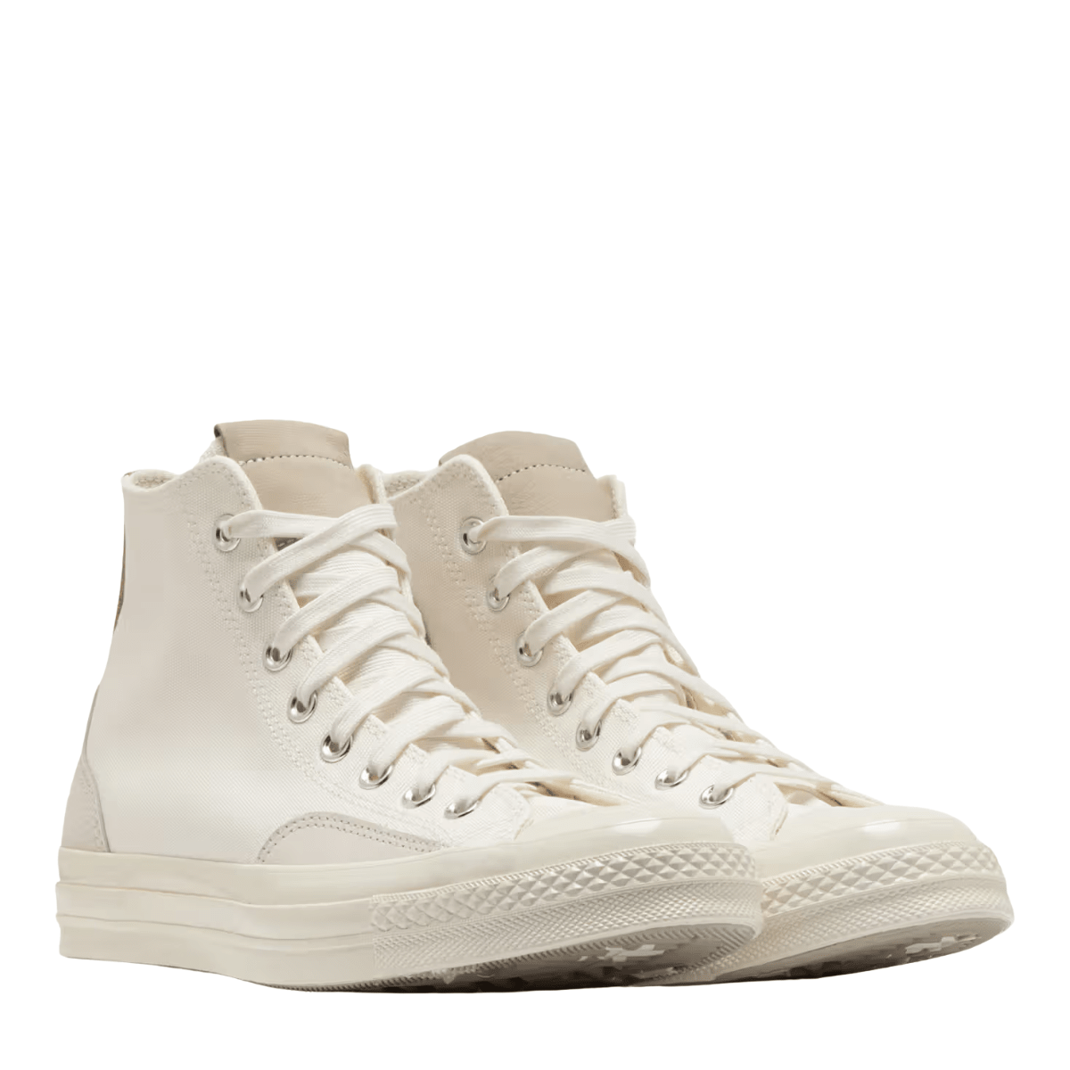 Converse Chuck 70 High Top Canvas & Suede in Vintage White/Egret/Papyrus - Getoutside Shoes