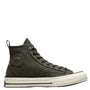 Converse Chuck 70 Jungle Cloth Overlay in Cave Green/Cave Green/Egret - Getoutside Shoes