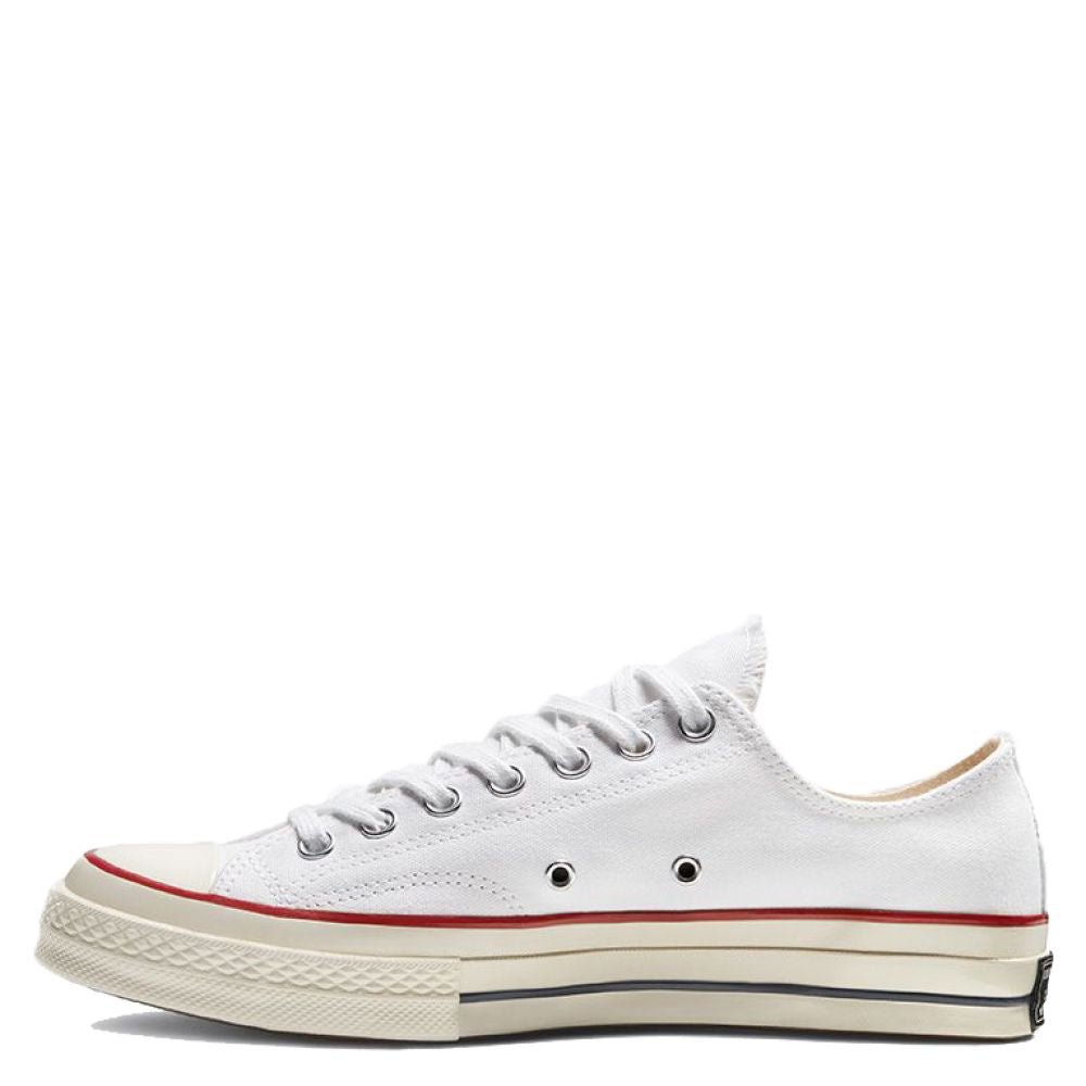 Converse Chuck 70 Low in White/Garnet/Egret - Getoutside Shoes