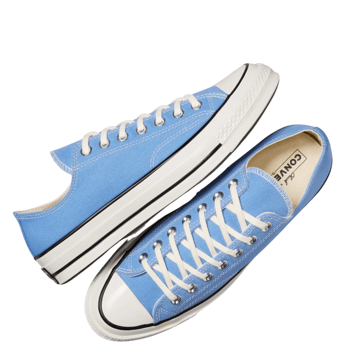 Converse Chuck 70 Low Top Limited Time Colours in Open Sky/Egret/Black - Getoutside Shoes
