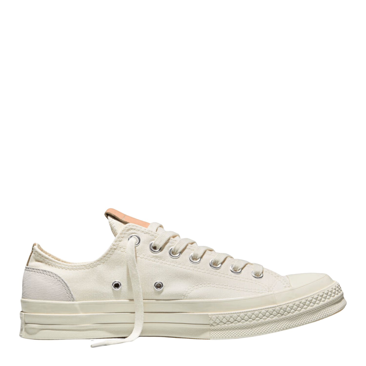 Converse Men's Chuck 70 Low Top Canvas & Suede in Egret/Egret/Hay Day Brown - Getoutside Shoes