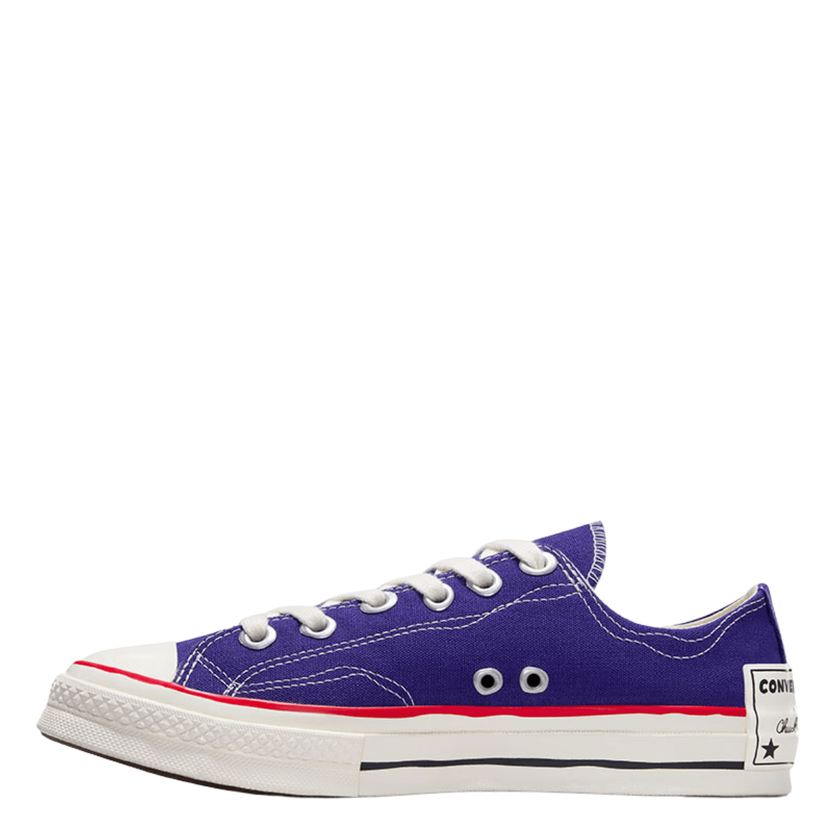Converse Women's Chuck 70 Sketch Low Top in Court Purple/Egret/Red - Getoutside Shoes