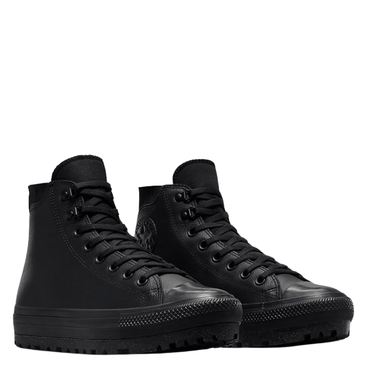 Converse Women's Chuck Taylor All Star City Trek Waterproof Boot High Top in Black/Black/Black - Getoutside Shoes