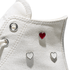 Converse Women's Chuck Taylor All Star High Top Valentine's Day in Vintage White/Egret/Days Ahead Red - Getoutside Shoes