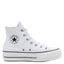 Converse Women's Chuck Taylor All Star Lift High Top in White/White - Getoutside Shoes