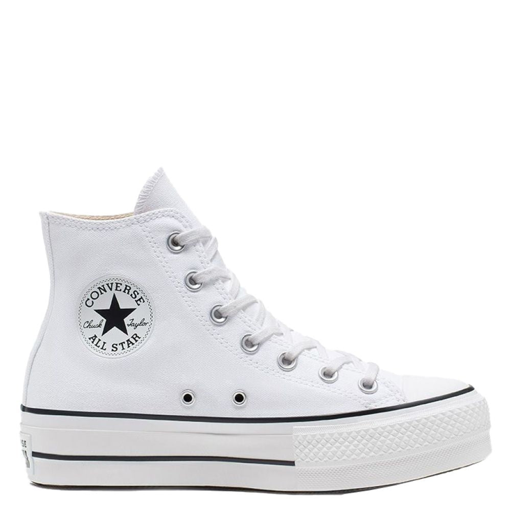 Converse Women's Chuck Taylor All Star Lift High Top in White/White - Getoutside Shoes