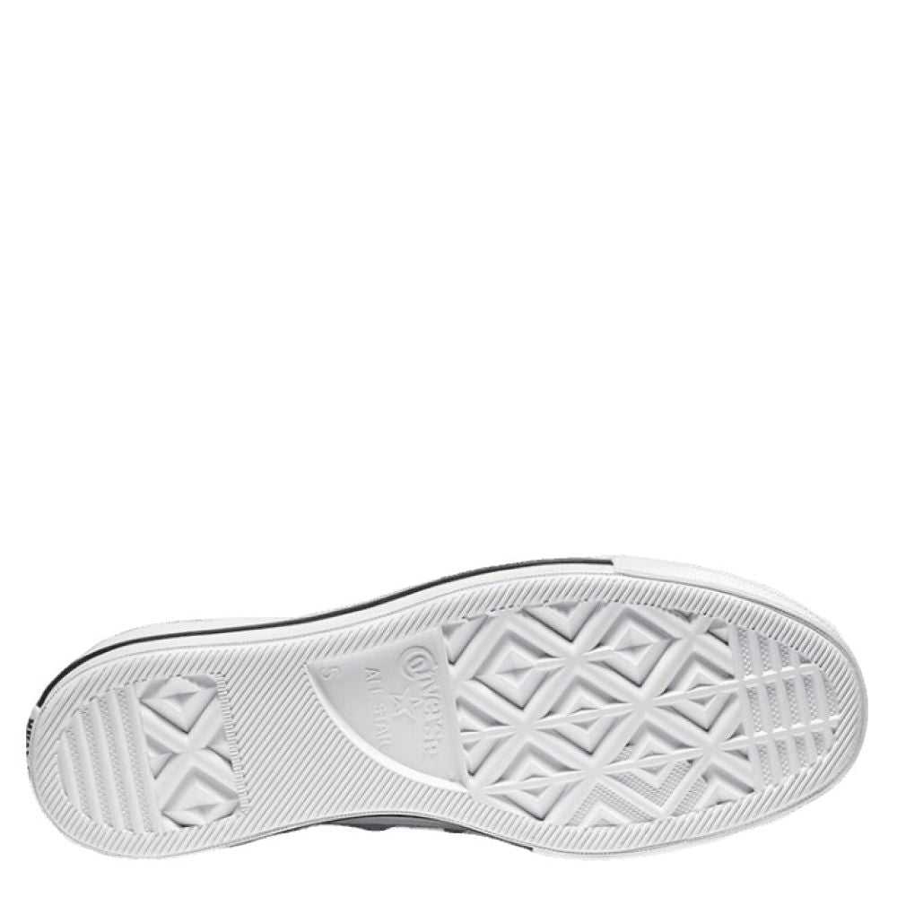 Converse Women's Chuck Taylor All Star Lift Leather High in White/Black/White - Getoutside Shoes