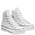 Converse Women's Chuck Taylor All Star Lift Leather High in White/Black/White - Getoutside Shoes