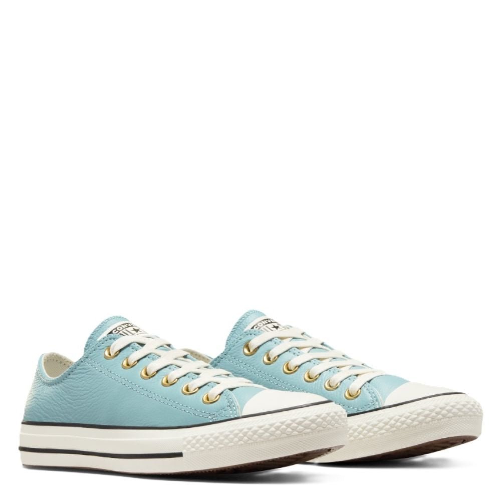 Converse Women's Chuck Taylor All Star Low Top Colourful Suede in Vernal Pool/Egret/Black - Getoutside Shoes