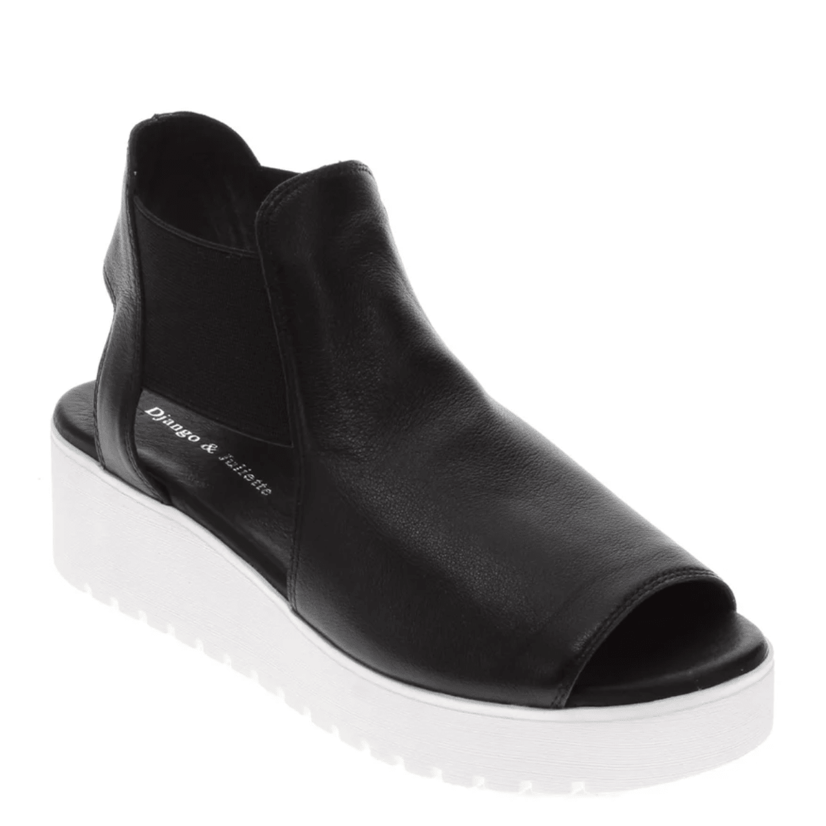 Django & Juliette Women's Ozie in Black/White - Getoutside Shoes